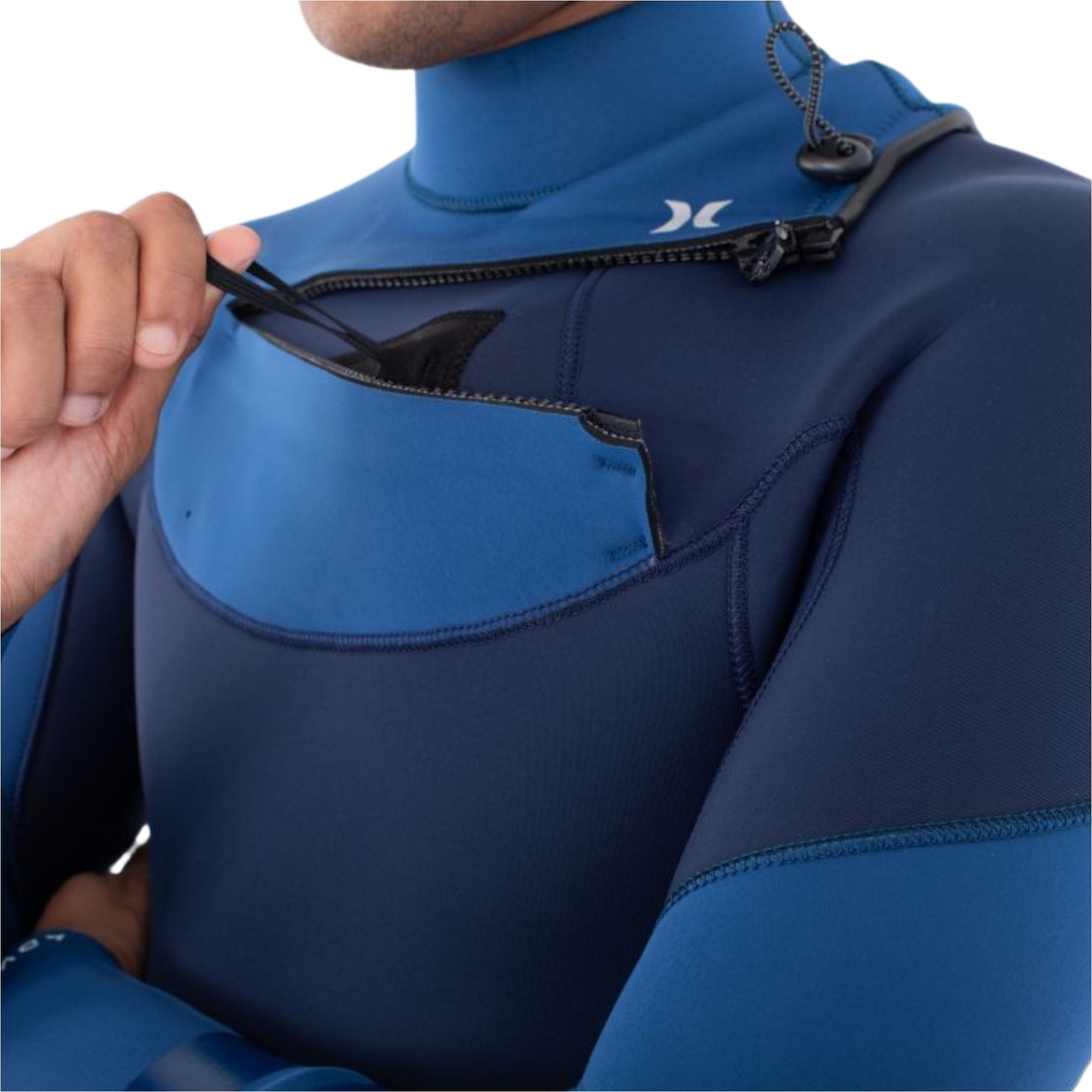 2026 Hurley Mens Advant 4/3mm Chest Zip Wetsuit MFS0013423 - Faint
